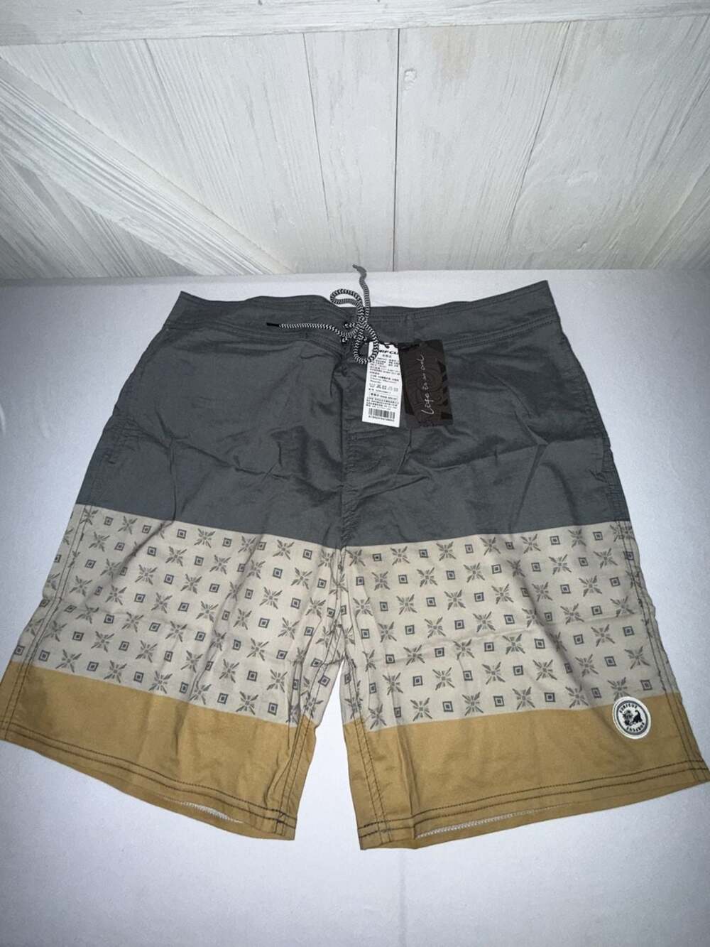 SURF CUZ Men's Vintage Cruzer Stretch Boardshort Chino Shorts (b5-4)